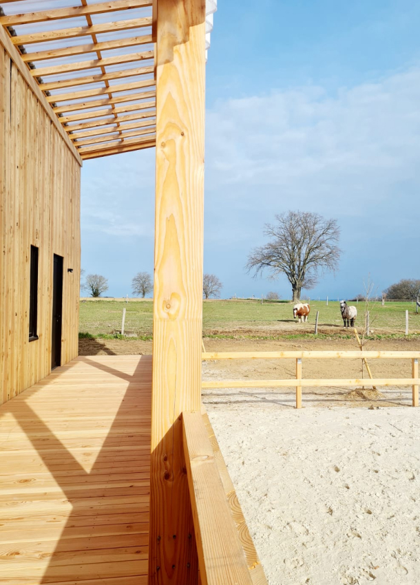 extérieur et terrasse Pré cheval