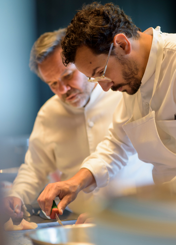 Michel et César Troisgros restaurant gastronomique 3 étoiles